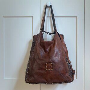 Campomaggi Brown Leather Shoulder Bag